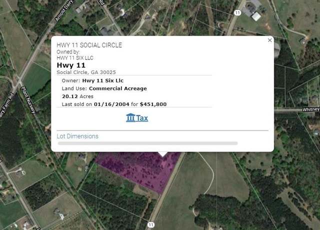Property at 2599 Hwy 11, Social Circle, GA 30025