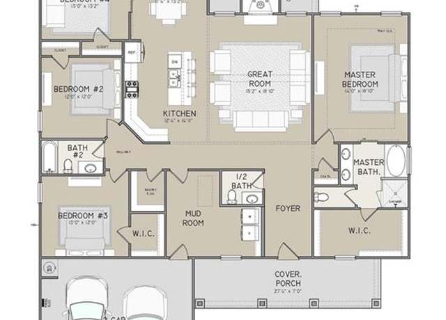 Property at 8921 Callaway Dr, Winston, GA 30187, 4 beds, 2.5 baths