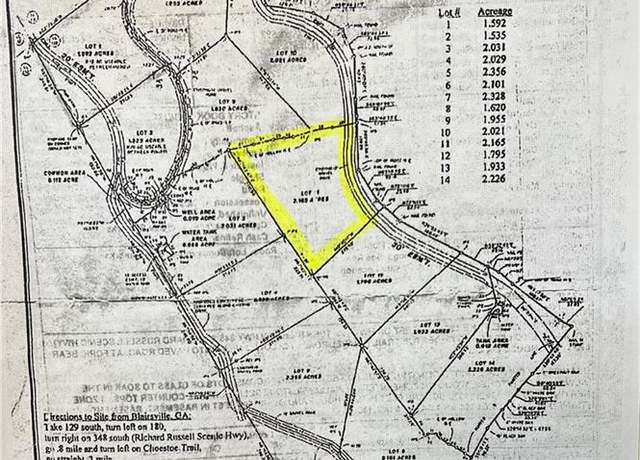 Property at 02.17 Choestoe Trl, Blairsville, GA 30512