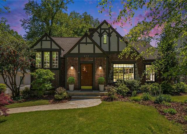 Property at 937 E Rock Springs Rd NE, Atlanta, GA 30306, 4 beds, 4 baths