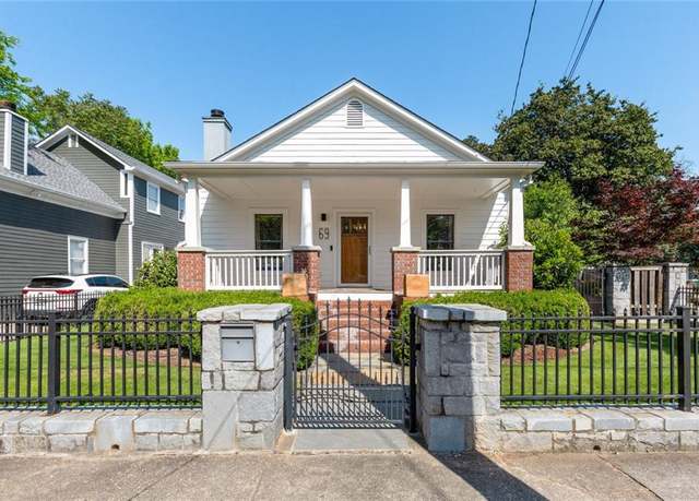 Property at 69 Randolph St NE, Atlanta, GA 30312, 4 beds, 3 baths