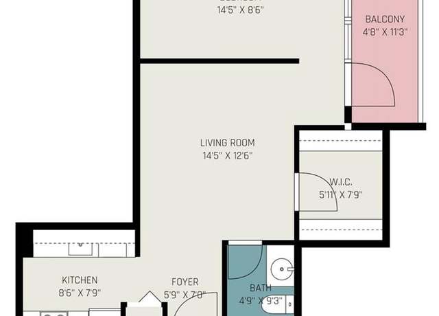 Property at 375 Ralph Mcgill Blvd NE #804, Atlanta, GA 30312, 1 bed, 1 bath
