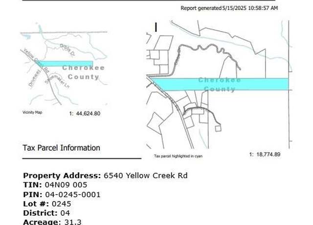 Property at 6540 Yellow Creek Rd, Ball Ground, GA 30107