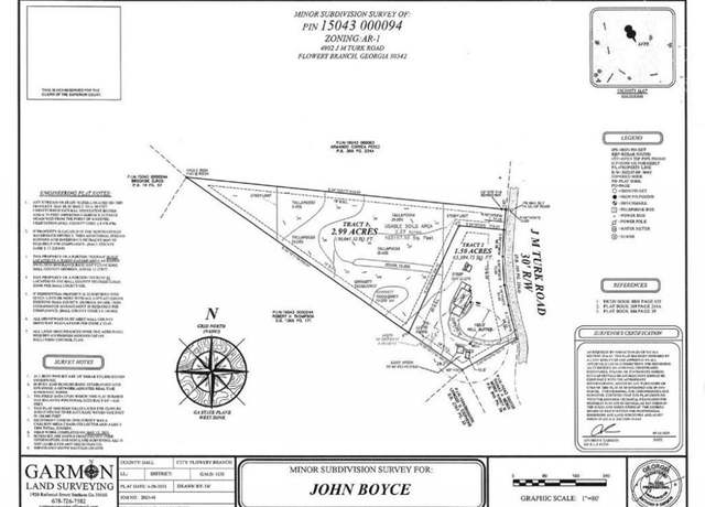 Property at 0 Tract 1 J M Turk Rd, Flowery Branch, GA 30542