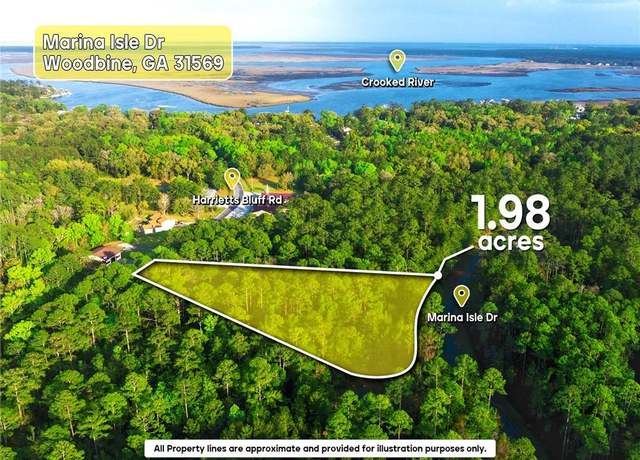 Property at 0 Marina Isle Dr, Woodbine, GA 31569