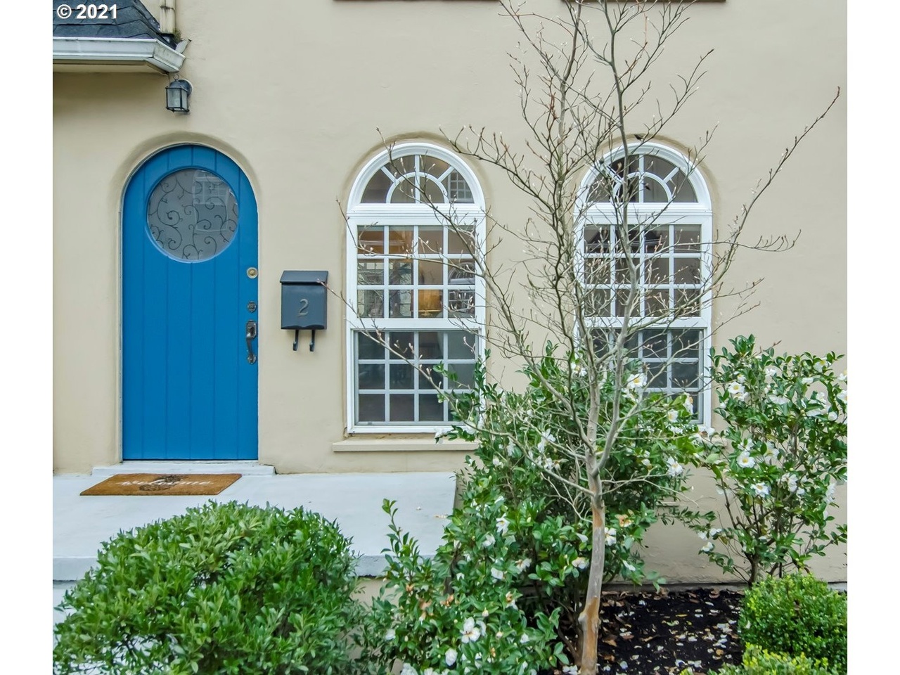 sandtex light grey house