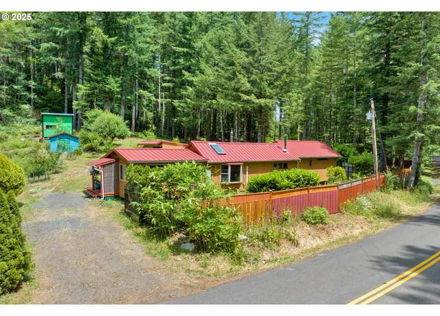 Property at 91625 W Fork Rd, Deadwood, OR 97430, 2 beds, 1 bath