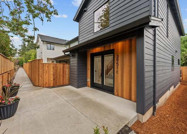 Property at 3951 SE Liebe St Unit C, Portland, OR 97202, 2 beds, 2 baths