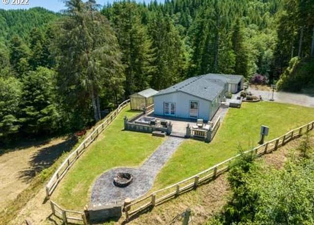 Property at 1578 Scholfield Rd, Reedsport, OR 97467, 4 beds, 2 baths