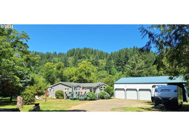 Property at 9580 N Fork Siuslaw Rd, Florence, OR 97439, 3 beds, 2 baths
