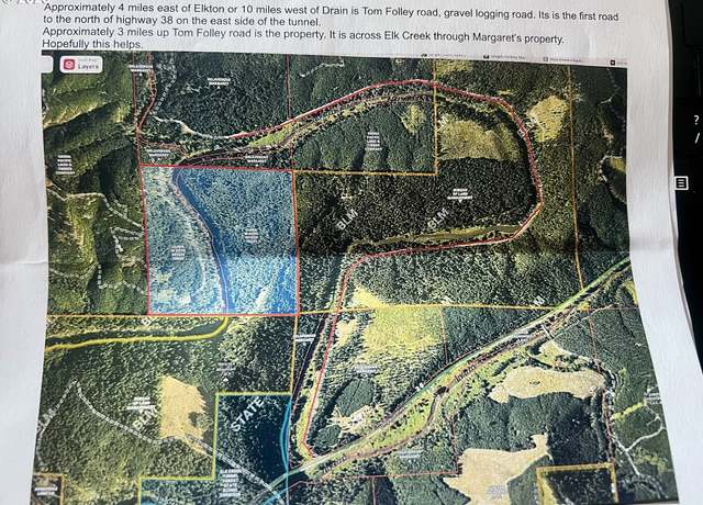 Property at State Highway 38, Elkton, OR 97436