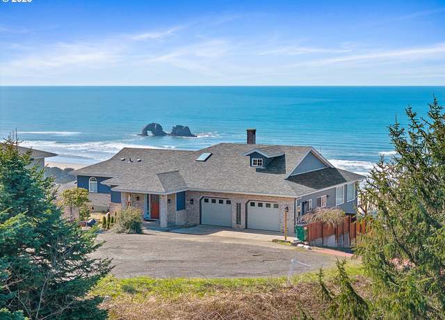 Property at 411 Crest Ter, Rockaway Beach, OR 97136, 5 beds, 4 baths