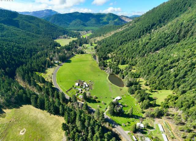 Property at 5586 Upper Cow Creek Rd, Azalea, OR 97410, 5 beds, 2 baths