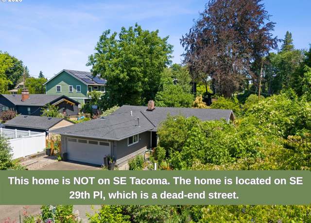 Property at 2944 SE Tacoma St, Portland, OR 97202, 3 beds, 2 baths