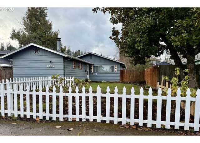 Property at 1220 Mill St, Springfield, OR 97477, 3 beds, 1 bath