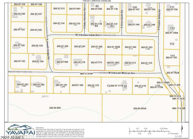 Property at 16630 W Unknown Mexican Ave, Peeples Valley, AZ 86332, 3 beds, 2 baths