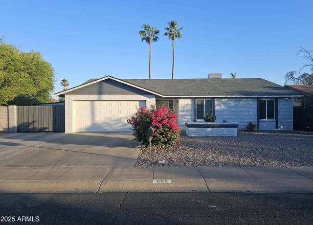 Property at 903 W Loughlin Dr, Chandler, AZ 85225, 4 beds, 2 baths