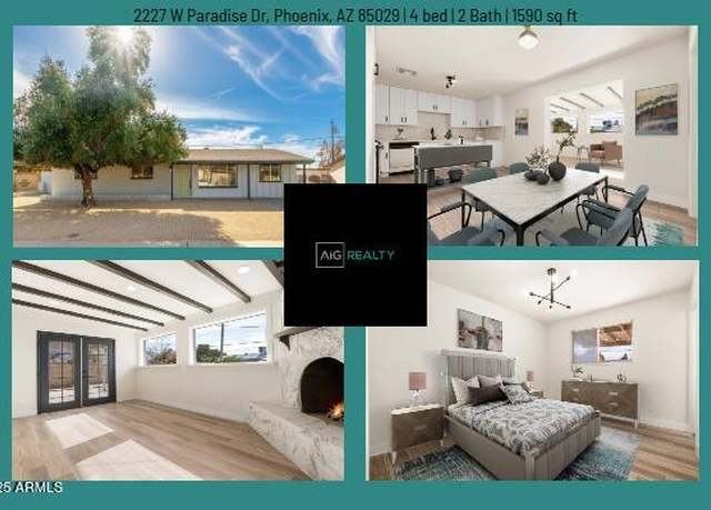 Property at 2227 W Paradise Dr, Phoenix, AZ 85029, 4 beds, 2 baths