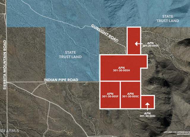 Property at 156acres Gunsight Road -- Unit -, Tucson, AZ 85736