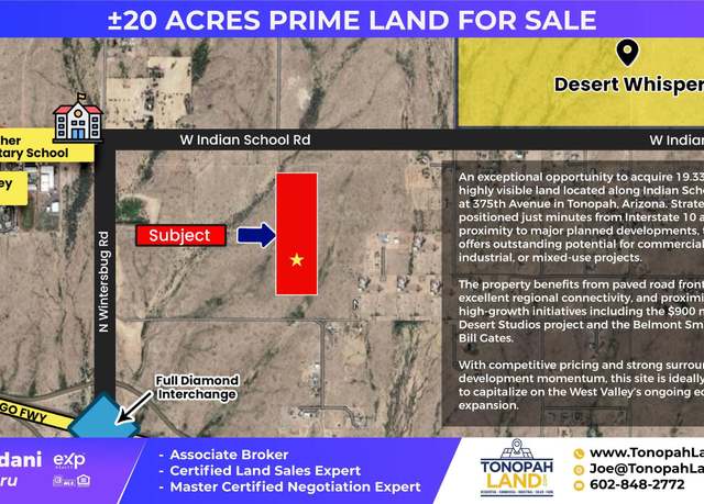 Property at 37500 W Indian School Rd Lot 1, Tonopah, AZ 85354