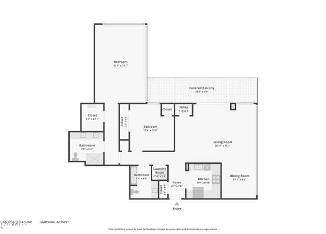 Property at 7141 E Rancho Vista Dr #6007, Scottsdale, AZ 85251, 2 beds, 2 baths