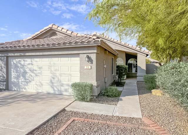 Property at 26 S Tiago Dr, Gilbert, AZ 85233, 2 beds, 2 baths