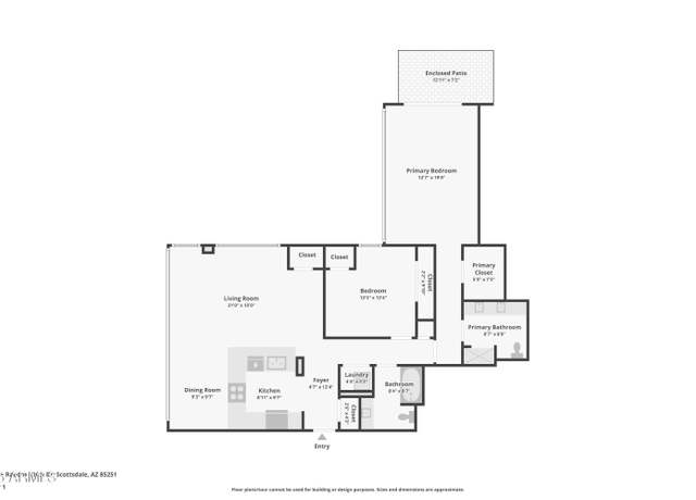 Property at 7157 E Rancho Vista Dr #2012, Scottsdale, AZ 85251, 2 beds, 2 baths