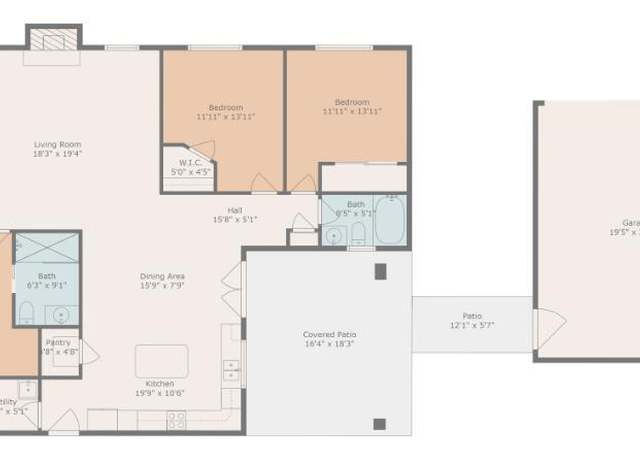 Property at 27239 N 64th Way, Scottsdale, AZ 85266, 3 beds, 2 baths