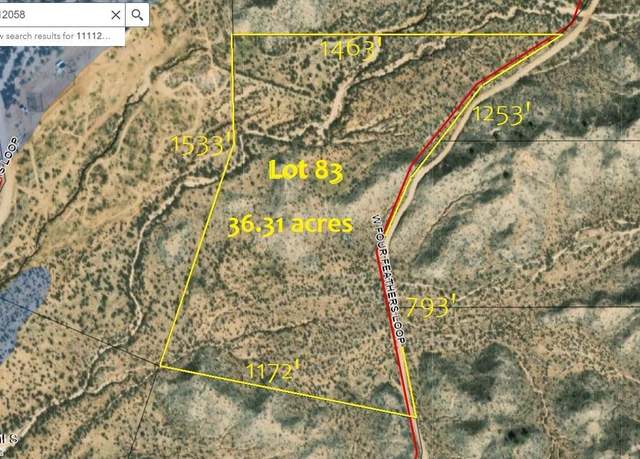 Property at 36.31ac S Four Feathers Loop #83, Willcox, AZ 85643