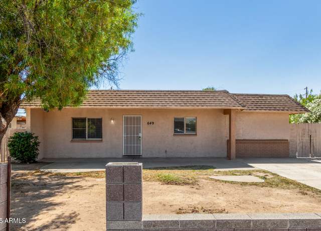 Property at 649 S Temple St, Mesa, AZ 85204, 4 beds, 2 baths