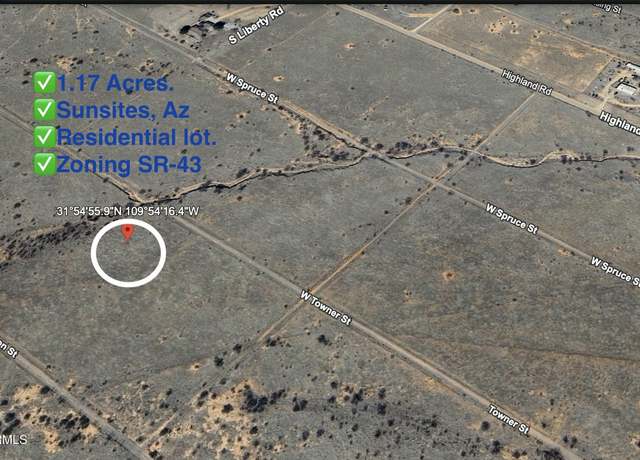 Property at TBD W Towner Street. -- #4, Sunsites, AZ 85625