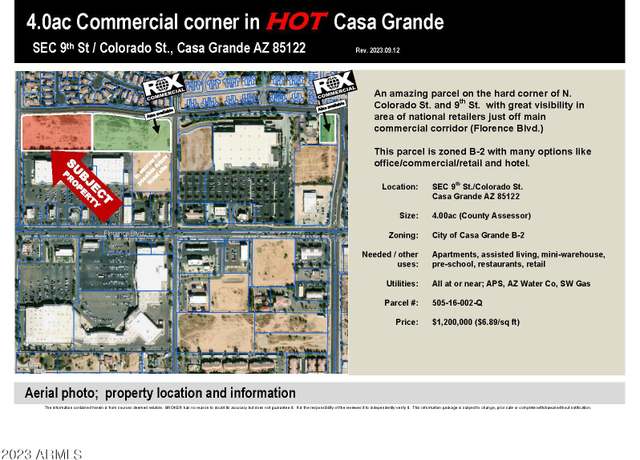 Property at 0 N 9th St Unit -, Casa Grande, AZ 85122