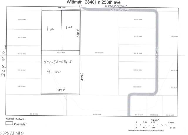 Property at 28401 N 258th Ave Unit Parcel C, Wittmann, AZ 85361