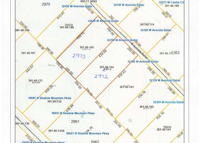 Property at 32369 W & 32399 Avenida Bailar-4 Acres -- W Unit 2972 & 2973, Seligman, AZ 86337