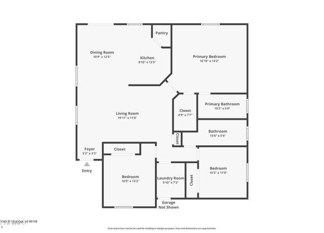 Property at 505 S 12th St, Coolidge, AZ 85128, 3 beds, 2 baths
