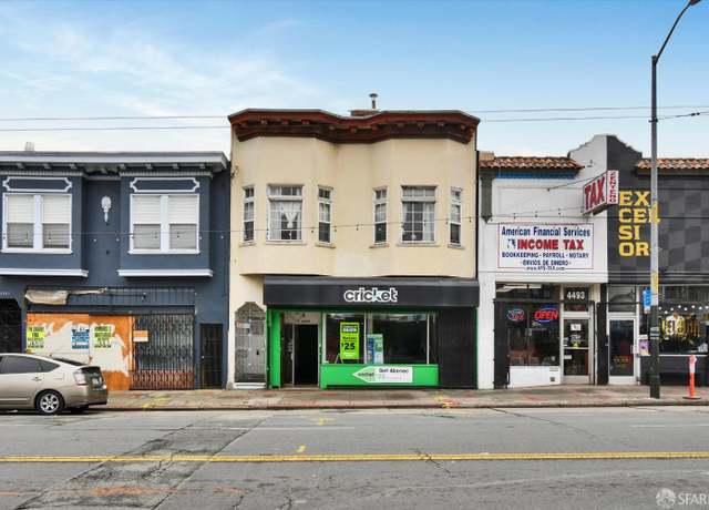 Property at 4487-4489 Mission St, San Francisco, CA 94112, 3 beds, 2 baths