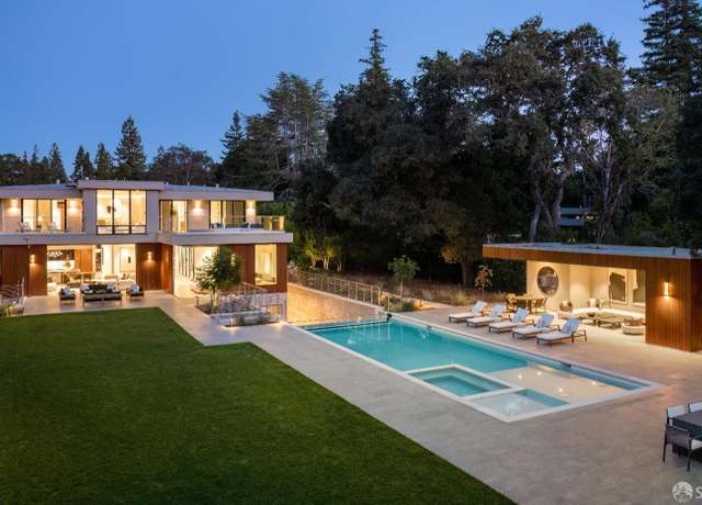 Property at 88 Tuscaloosa Ave, Atherton, CA 94027, 9 beds, 13.5 baths