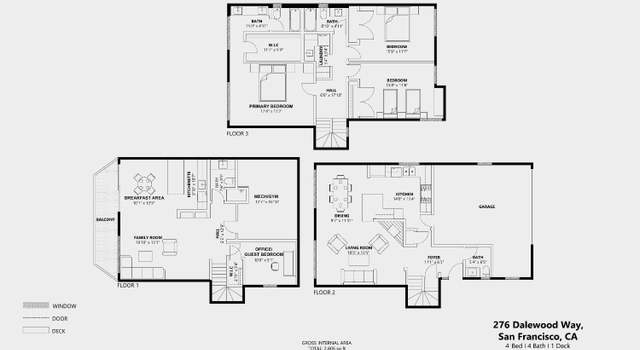 Photo of 276 Dalewood Way, San Francisco, CA 94127