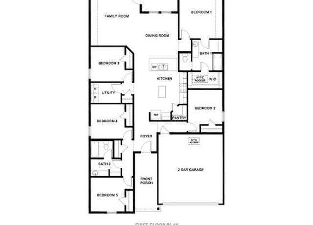 Property at 1439 Bent Spur Dr, Denton, TX 76207, 5 beds, 2 baths