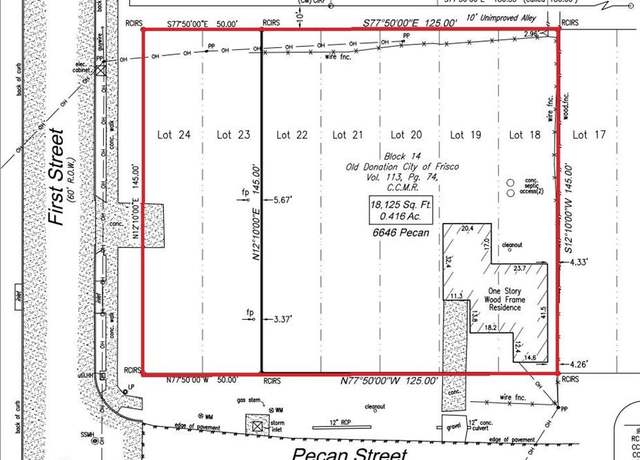 Property at 6626 Pecan St, Frisco, TX 75034
