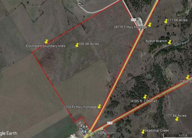 Property at 0000 Tx-22, Cranfills Gap, TX 76637