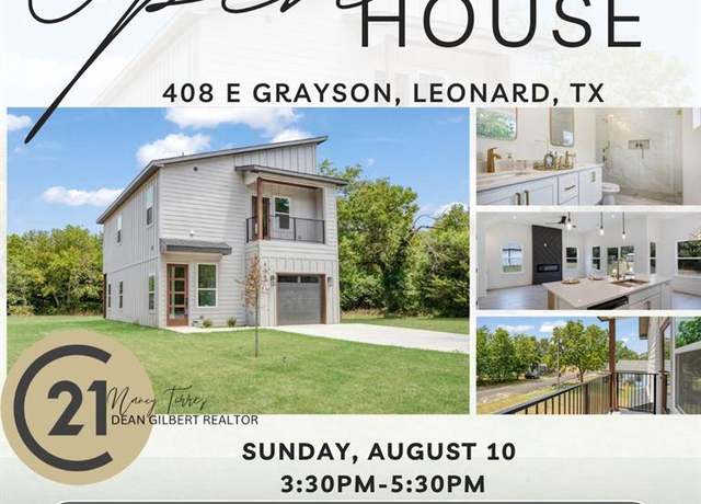 Property at 408 E Grayson, Leonard, TX 75452, 3 beds, 2.5 baths