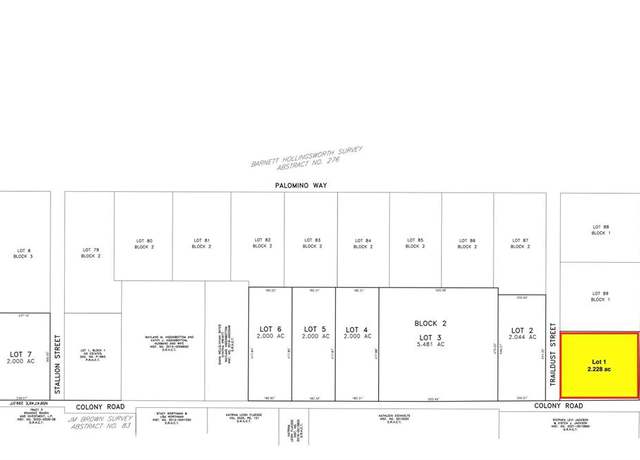Property at Lot 1 Colony Rd, Tolar, TX 76476