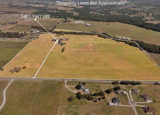 Property at 3401 Fm 1189, Brock, TX 76087