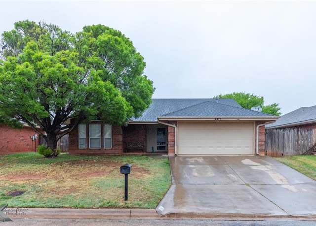 Property at 4410 Bob O Link Dr, Abilene, TX 79606, 3 beds, 2 baths