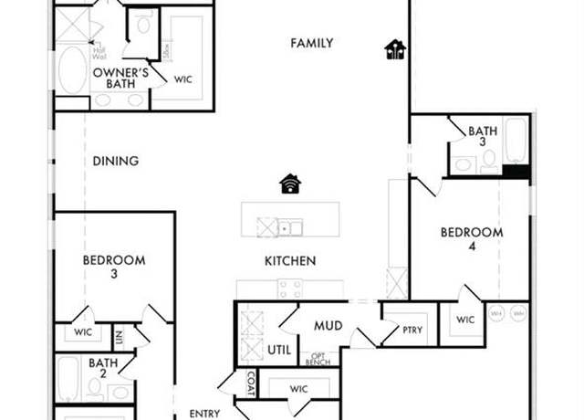 Property at 1107 Worthington Dr, Justin, TX 76247, 4 beds, 3 baths