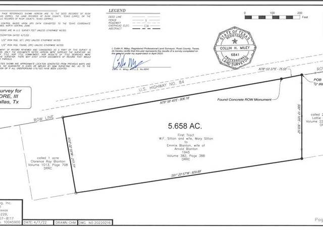 Property at TBD Us84, Overton, TX 75684