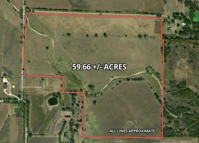Property at 59.66 Tbd Cashs Mill Rd, Sanger, TX 76266