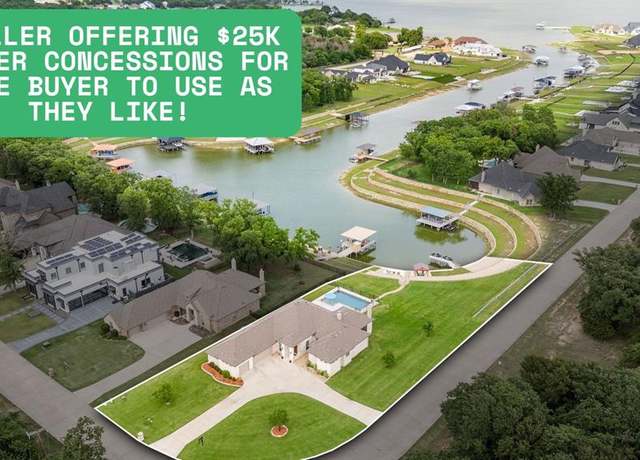 Property at 1624 Laguna W, Pelican Bay, TX 76020, 4 beds, 2.5 baths