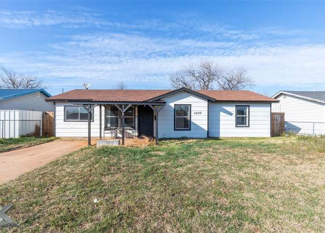 Property at 5426 Taos Dr, Abilene, TX 79605, 4 beds, 2 baths